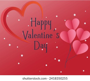 Happy Valentines day banner image 2024 