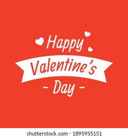 Happy Valentine's day banner template