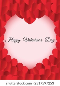 Happy Valentines Day banner. Valentine Day greeting card. Happy valentine`s day love poster
