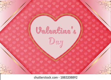 happy valentine's day banners sale promotion and discount, paper cut style with editable text effect. Premium Vector