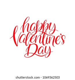 Happy Valentines day. Beautiful greeting card. Hand drawn illustration