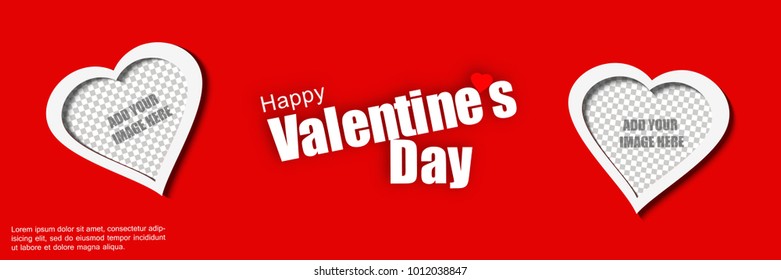 Happy Valentine's Day For Beautiful Love Couple. Vector illustration Design And Abstract Background...