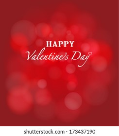 Happy Valentine's Day bokeh background