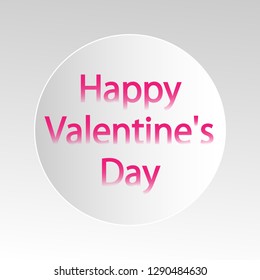 Happy Valentine's Day button