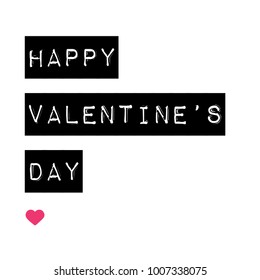 Happy valentine's Day card