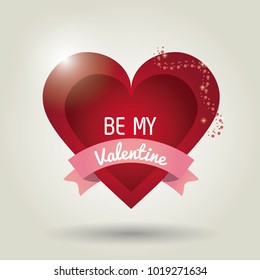 Happy valentines day card