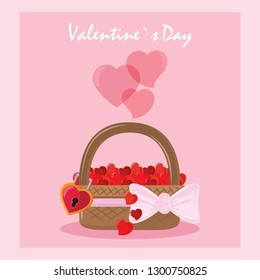Happy valentines day card