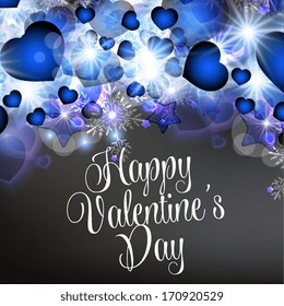 Happy valentines day card