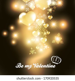 Happy valentines day card