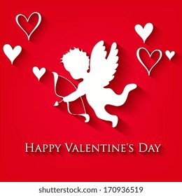 Happy valentines day card