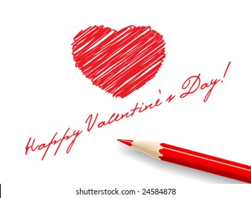 Happy Valentine's day card.