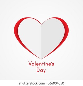 Happy valentines day card