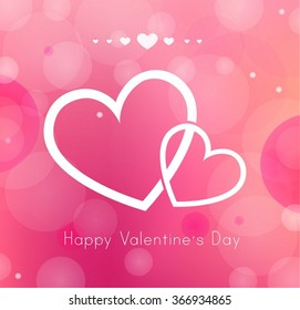 Happy valentines day card
