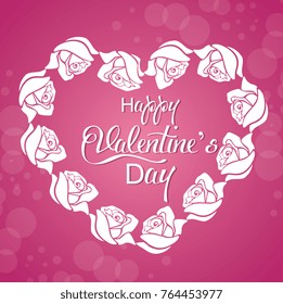 happy valentines day card