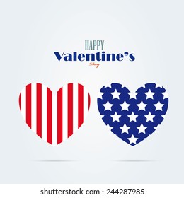 happy valentine's  day card design