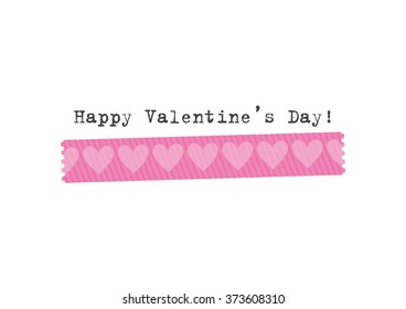 happy valentines day card design. vector illustration