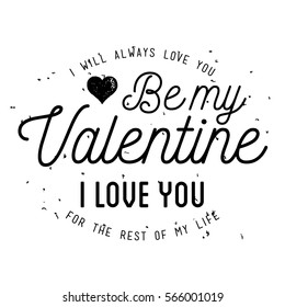 Happy Valentine's Day Card Design