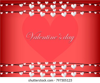 Happy valentines day card desin and illustration for couples. 