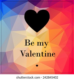 Happy Valentine's Day card, great for your design