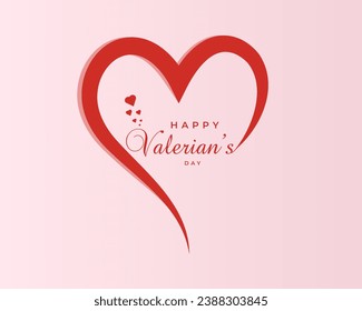 Happy Valentines Day card with heart and lettering. Vector illustration.
happy valentine's day card with heart shape vector template design, 