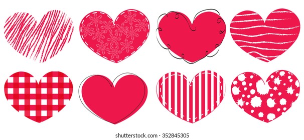 Happy Valentine's day card hearts greeting card