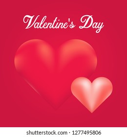 happy valentines day card. Love design. Gift  card.  Vector Illustration. 