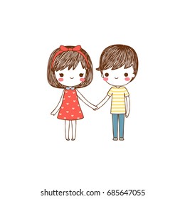 Love Boy Girl Cartoon Images Stock Photos Vectors Shutterstock