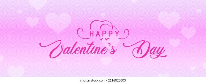 happy valentine's day card on white background