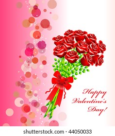 Happy Valentine's Day Card Original Vector Illustration