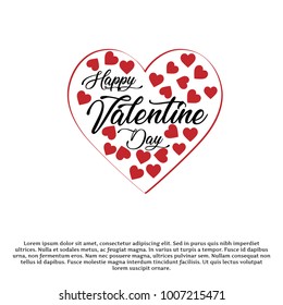 Happy Valentine's day card vector