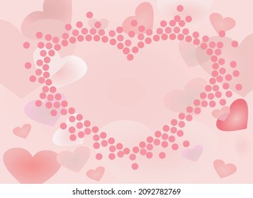 Happy Valentine's day card. vector illustration