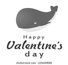 Happy Valentines day card. vector illustration