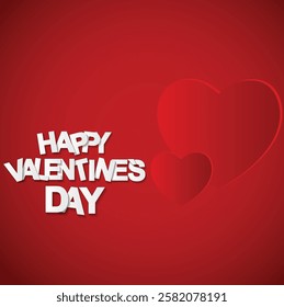 Happy Valentines Day Card Vector 