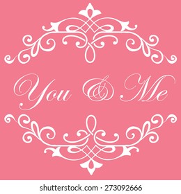 Happy valentines day card Vector.