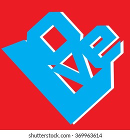 Happy valentines day card Vector illustration