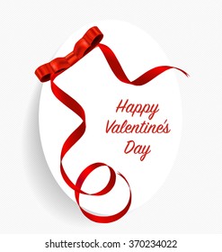 Happy Valentine's day card. Vector illustration.