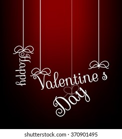 Happy Valentine's Day card vector