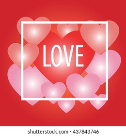Happy Valentine's Day Card Vector