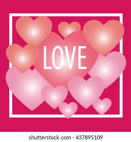 Happy Valentine's Day Card Vector