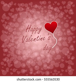Happy Valentines day, card, vector background