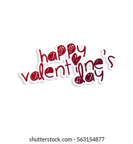 Happy Valentines Day card vector 