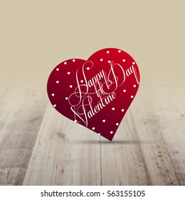 Happy Valentines Day card vector 