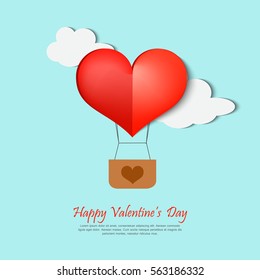 Happy Valentines Day card vector 