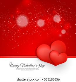 Happy Valentines Day card vector 