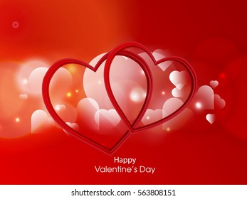Happy Valentines Day card vector 
