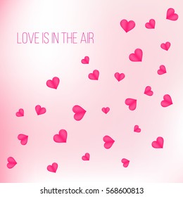 Happy valentines day card. Vector Illustration