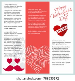 Happy Valentine's day card vector