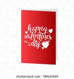 Happy Valentine's day card vector 