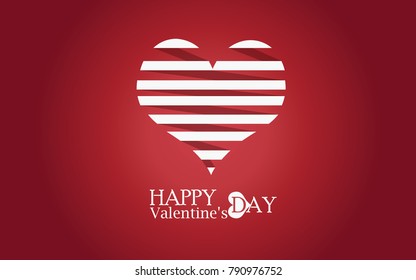 Happy Valentines Day Card vector illustration