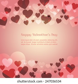 happy valentines day card, Vector/Illustration EPS10   